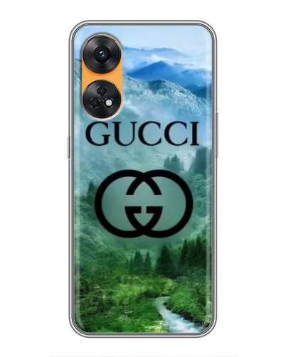 Чехол для OPPO Reno 8T с картинкой «Gucci — горный пейзаж» Чехол для OPPO Reno 8T с картинкой «Gucci — горный пейзаж»