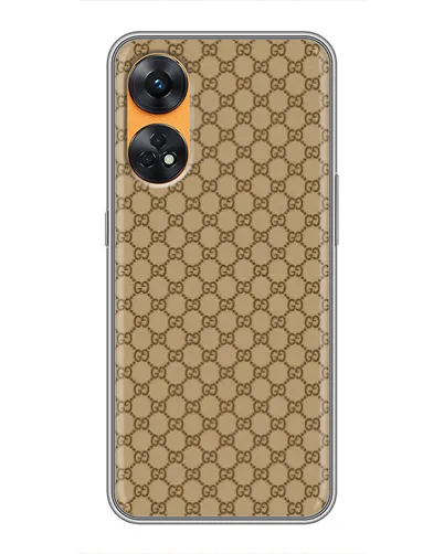 Чохол для OPPO Reno 8T з картинкою «Gucci — класичний беж» Чохол для OPPO Reno 8T з картинкою «Gucci — класичний беж»