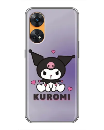 Чехол для OPPO Reno 8T с картинкой «Kuromi — фиолетовый арт» Чехол для OPPO Reno 8T с картинкой «Kuromi — фиолетовый арт»