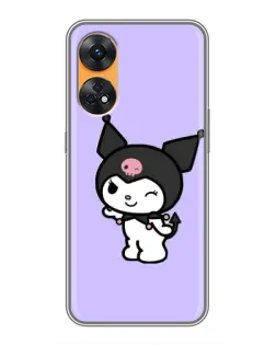 Чехол для OPPO Reno 8T с картинкой «Классическая Kuromi»