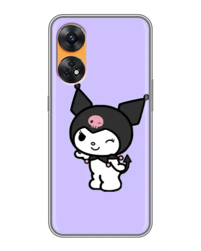 Чехол для OPPO Reno 8T с картинкой «Классическая Kuromi» Чехол для OPPO Reno 8T с картинкой «Классическая Kuromi»