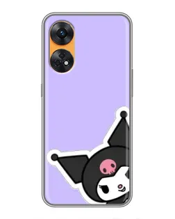 Чехол для OPPO Reno 8T с картинкой «Забавная Kuromi»