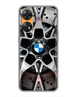 Чехол для OPPO Reno 8T с картинкой «BMW — деталь диска»