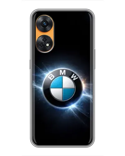 Чехол для OPPO Reno 8T с картинкой «BMW — неоновое сияние» Чехол для OPPO Reno 8T с картинкой «BMW — неоновое сияние»