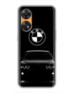 Чехол для OPPO Reno 8T с картинкой «BMW — взгляд из темноты»