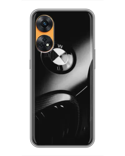 Чехол для OPPO Reno 8T с картинкой «Эмблема BMW — макро» Чехол для OPPO Reno 8T с картинкой «Эмблема BMW — макро»