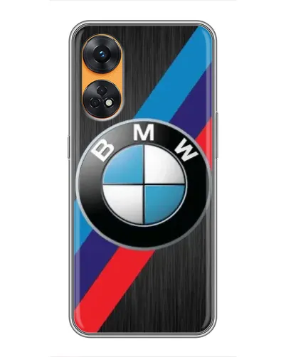Чехол для OPPO Reno 8T с картинкой «BMW M-stripes стиль» Чехол для OPPO Reno 8T с картинкой «BMW M-stripes стиль»