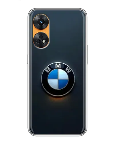 Чехол для OPPO Reno 8T с картинкой «Логотип BMW — минимализм» Чехол для OPPO Reno 8T с картинкой «Логотип BMW — минимализм»