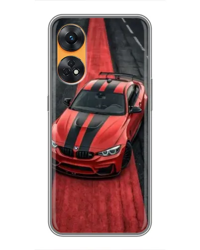 Чехол для OPPO Reno 8T с картинкой «BMW на красной дорожке» Чехол для OPPO Reno 8T с картинкой «BMW на красной дорожке»