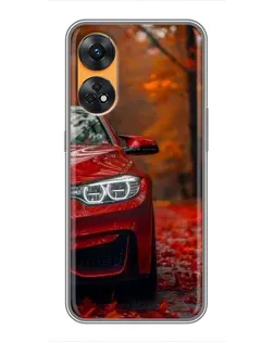 Чехол для OPPO Reno 8T с картинкой «Осенняя BMW M4»