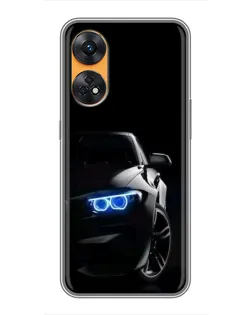 Чохол для OPPO Reno 8T з картинкою «BMW — нічний погляд» Чохол для OPPO Reno 8T з картинкою «BMW — нічний погляд»