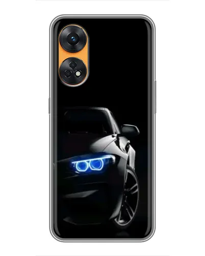 Чохол для OPPO Reno 8T з картинкою «BMW — нічний погляд» Чохол для OPPO Reno 8T з картинкою «BMW — нічний погляд»