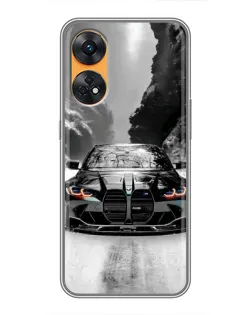 Чохол для OPPO Reno 8T з картинкою «BMW — акварельний дрифт» Чохол для OPPO Reno 8T з картинкою «BMW — акварельний дрифт»