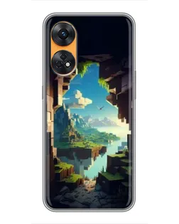 Чехол для OPPO Reno 8T с картинкой «Вид из пещеры» Чехол для OPPO Reno 8T с картинкой «Вид из пещеры»