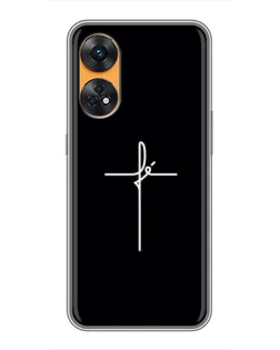 Чохол для OPPO Reno 8T з картинкою «Тонкий хрест»