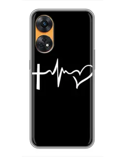 Чохол для OPPO Reno 8T з картинкою «Пульс віри»