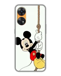 Чехол для OPPO Reno 8T с картинкой «Mickey на канате»