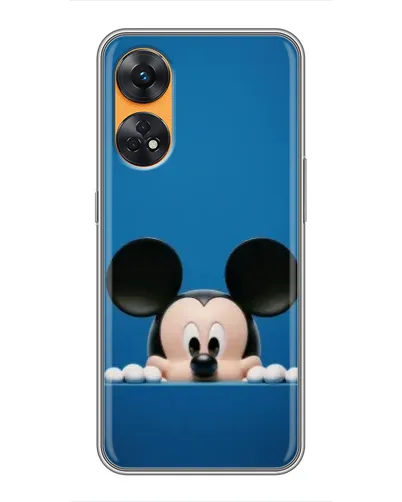 Чехол для OPPO Reno 8T с картинкой «Микки выглядывает» Чехол для OPPO Reno 8T с картинкой «Микки выглядывает»