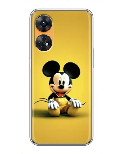 Чехол для OPPO Reno 8T с картинкой «Микки на желтом» Чехол для OPPO Reno 8T с картинкой «Микки на желтом»