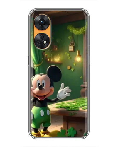 Чехол для OPPO Reno 8T с картинкой «Микки в мастерской» Чехол для OPPO Reno 8T с картинкой «Микки в мастерской»