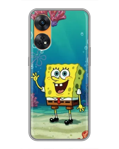 Чехол для OPPO Reno 8T с картинкой «Подводный привет»