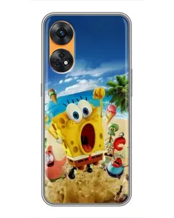 Чехол для OPPO Reno 8T с картинкой «Развлечения на пляже»