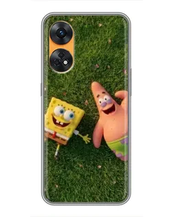 Чохол для OPPO Reno 8T з картинкою «Друзі на галявині»
