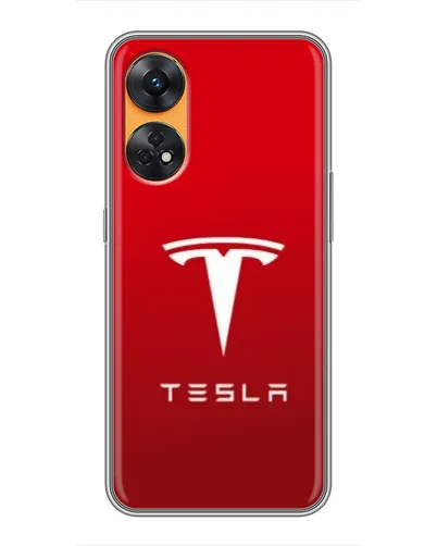 Чехол для OPPO Reno 8T с картинкой «Tesla Red Classic»