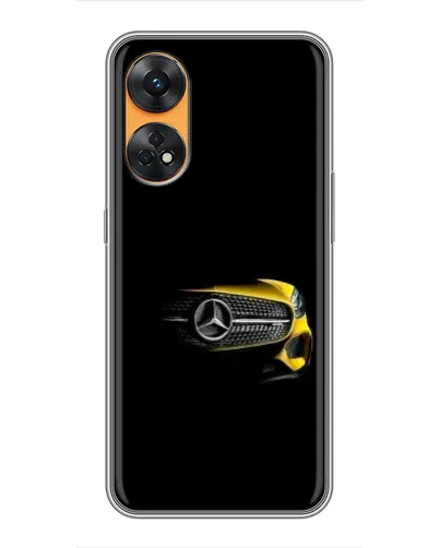 Чехол для OPPO Reno 8T с картинкой «Mercedes — ретро стиль» Чехол для OPPO Reno 8T с картинкой «Mercedes — ретро стиль»