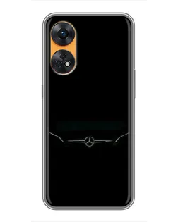 Чехол для OPPO Reno 8T с картинкой «Mercedes Stealth Look»
