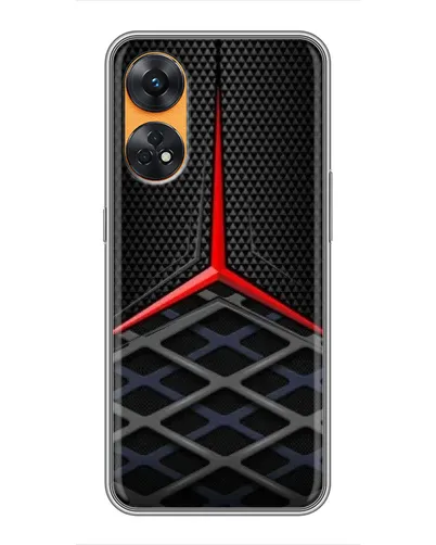 Чехол для OPPO Reno 8T с картинкой «Mercedes Carbon Grid» Чехол для OPPO Reno 8T с картинкой «Mercedes Carbon Grid»