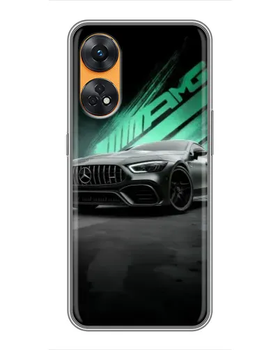 Чехол для OPPO Reno 8T с картинкой «Темный Mercedes AMG» Чехол для OPPO Reno 8T с картинкой «Темный Mercedes AMG»