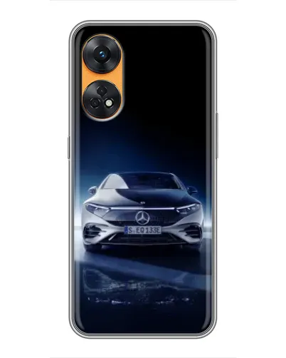 Чехол для OPPO Reno 8T с картинкой «Ночной Mercedes EQ» Чехол для OPPO Reno 8T с картинкой «Ночной Mercedes EQ»