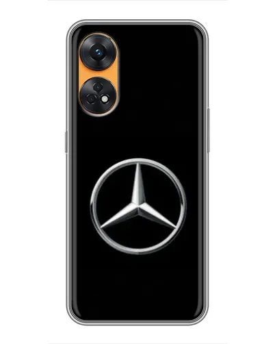 Чехол для OPPO Reno 8T с картинкой «Mercedes классический лого» Чехол для OPPO Reno 8T с картинкой «Mercedes классический лого»