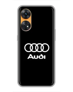 Чехол для OPPO Reno 8T с картинкой «Классическое лого Audi»