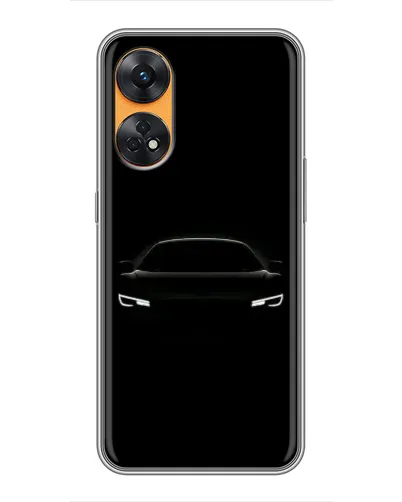 Чехол для OPPO Reno 8T с картинкой «Взгляд Audi в темноте»