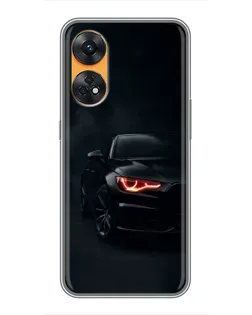 Чехол для OPPO Reno 8T с картинкой «Audi — хищный взгляд»