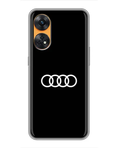 Чехол для OPPO Reno 8T с картинкой «Audi White Logo»