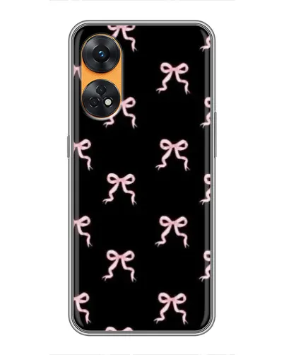 Чехол для OPPO Reno 8T с картинкой «Бант-цветок»