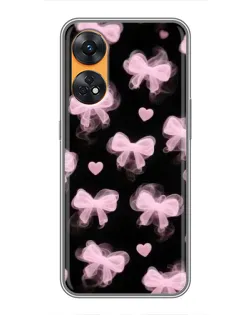 Чехол для OPPO Reno 8T с картинкой «Геометрия банта»