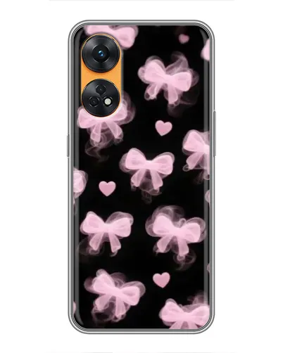 Чехол для OPPO Reno 8T с картинкой «Геометрия банта»