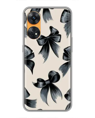 Чехол для OPPO Reno 8T с картинкой «Банты Coquette»