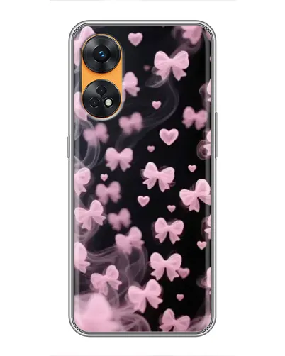 Чехол для OPPO Reno 8T с картинкой «Неоновое кружево»