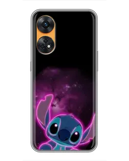 Чехол для OPPO Reno 8T с картинкой «Неоновый Stitch» Чехол для OPPO Reno 8T с картинкой «Неоновый Stitch»