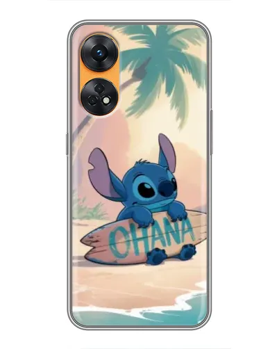 Чехол для OPPO Reno 8T с картинкой «Стич на серфе» Чехол для OPPO Reno 8T с картинкой «Стич на серфе»