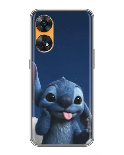 Чехол для OPPO Reno 8T с картинкой «Стич в облаках» Чехол для OPPO Reno 8T с картинкой «Стич в облаках»