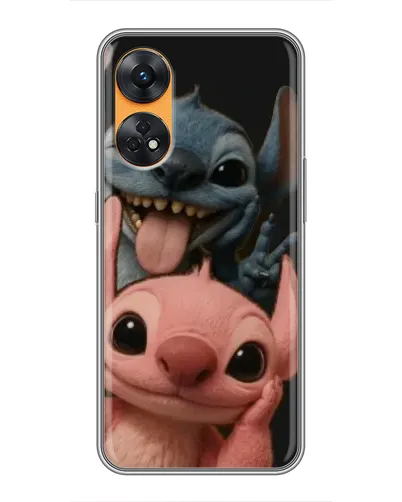 Чехол для OPPO Reno 8T с картинкой «Стич и Ангел» Чехол для OPPO Reno 8T с картинкой «Стич и Ангел»