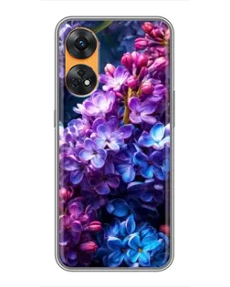 Чехол для OPPO Reno 8T с картинкой «Сиреневый цвет»