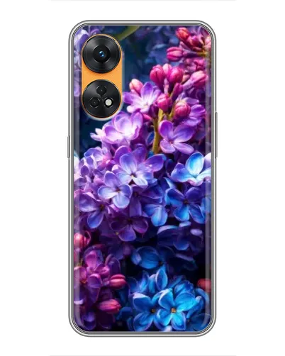 Чехол для OPPO Reno 8T с картинкой «Сиреневый цвет»