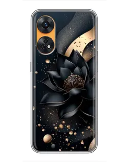 Чехол для OPPO Reno 8T с картинкой «Черный лотос»
